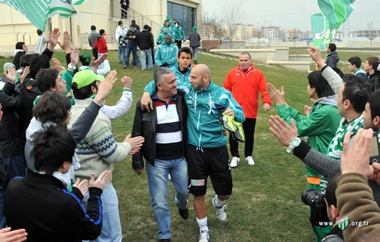 Taraftar 'sevgili'yle buluştu