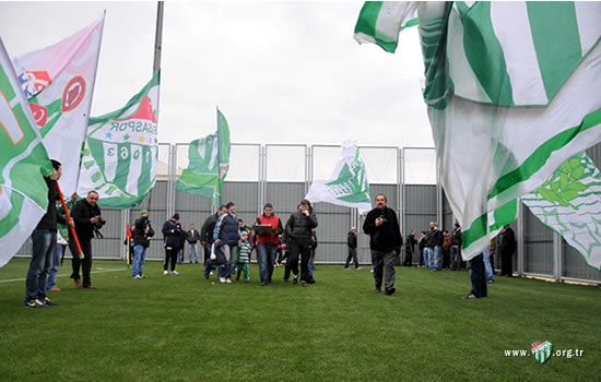 Bursaspor'a taraftar morali