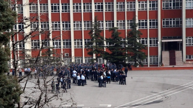 Işıklar Askeri Lisesi'nde yangın...