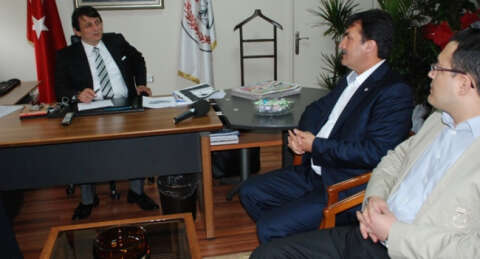 Dündar'dan Birkan'a 'hayırlı olsun' ziyareti