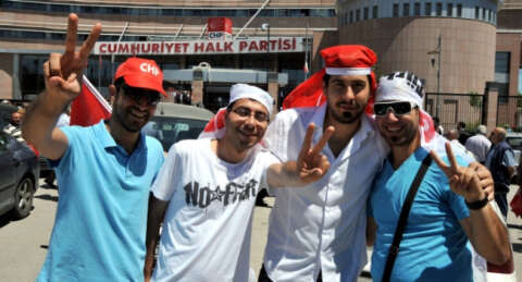 Kemal Kılıçdaroğlu'na destek gösterisi