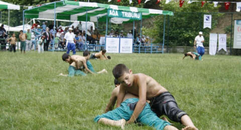 Çalı'da er meydanı şenlendi