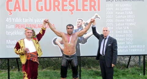 İşte Çalı'nın başpehlivanı