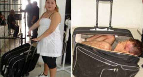 Hapisten bavulla adam kaçırma!