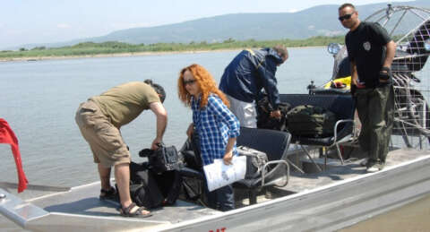 Uluabat kanalı yüzyıl sonra ilk kez geçildi