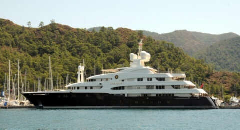 Kral Abdullah'ın yatı Marmaris'te