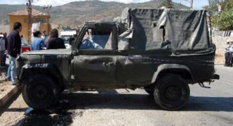 Hani'de askeri araca saldırı