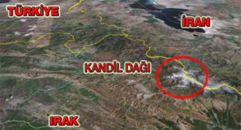 Kandil ve Zap havadan bombalandı