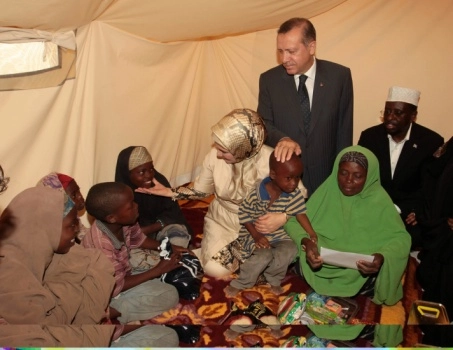 Erdoğan ve sanatçılar Somali'oe
