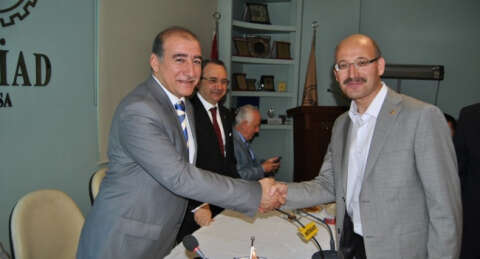 Bursalı işadamları bayramlaştı