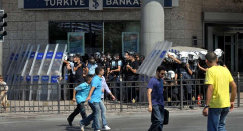 Barış mitingine 63 gözaltı