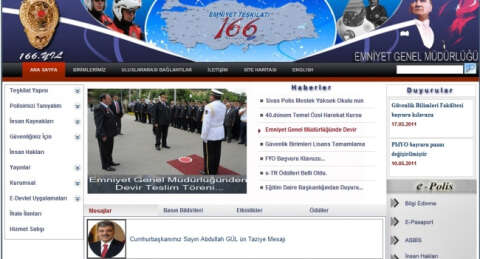 Emniyet internet sayfasını yeniledi
