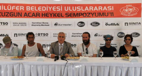 Nilüfer sokakları heykellerle süsleniyor