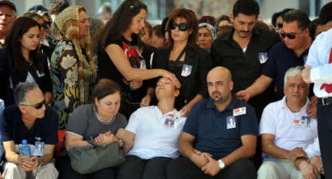 Şehit öğretmene son görev