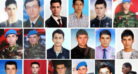 Şehitlerin baba ocaklarına ateş düştü