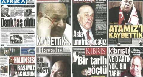 Kıbrıs gazeteleri Denktaş için ne yazdı?