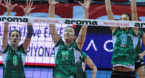 Nilüfer'in kızları filede coştu