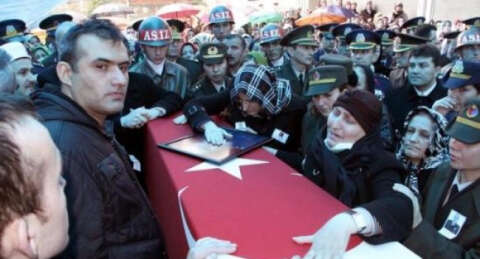 Şehit Türk yıldızına son görev