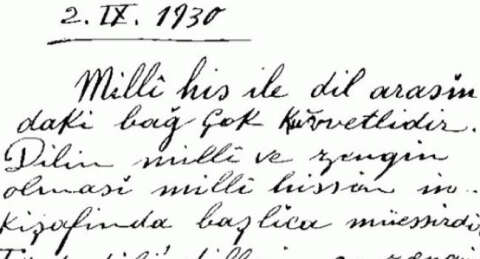 Atatürk'ün el yazısı font oldu