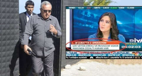 Babasının gözaltına alındığını canlı yayında öğrendi