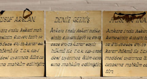 Üç Fidan'ın idam yaftaları Ulucanlar'da sergilenecek