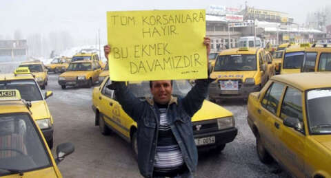 Taksicilerin başkanına korsan taksi cezası