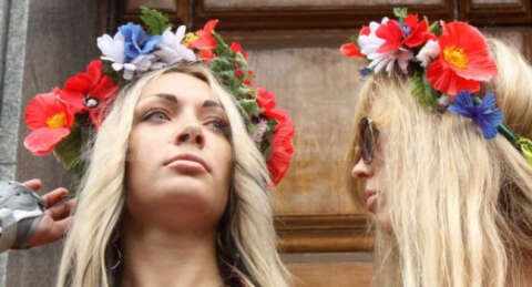 3 Femen kızı kaçırıldı, Ukrayna şokta!