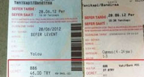 İDO'dan bir koltuğa iki bilet