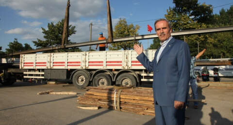 Tramvayın rayları Bursa'da