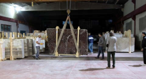 Alex'in villasının mermeri Elazığ'dan