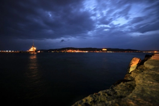Çanakkale'de tablo gibi görüntüler