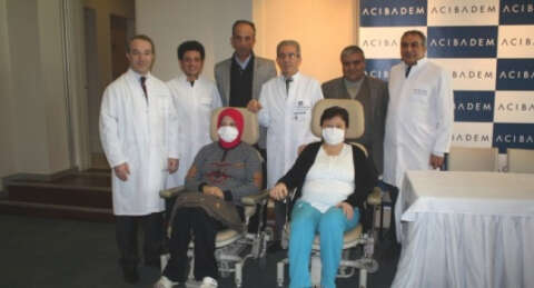 Çapraz nakille eşlerini kurtardılar