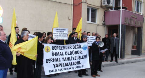 Gemlik Adliyesi'nde deprem isyanı