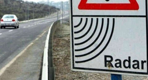 'Radar var' levhaları kullanılmayacak