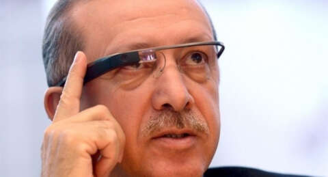 Erdoğan Google Glass'ı denedi