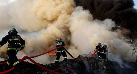 Çin'de yangın felaketi: 61 ölü
