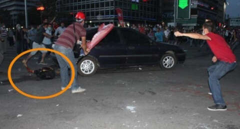 Kızılay'da göstericileri ezen sürücü gözaltına alındı