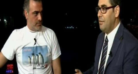 Sermiyan Midyat'tan CNN Türk'e penguenli protesto