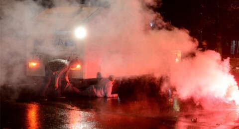 Ankara'da polis TOMA'larla müdahale etti