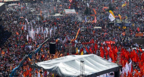 'Talepler kabul edilinceye kadar Taksim'deyiz'