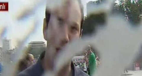 NTV'yi canlı yayında yıkadılar