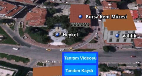 Bursa'da 3 boyutlu mobil turizm atlası
