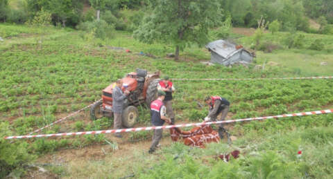İznik'te traktör devrildi: 1 ölü