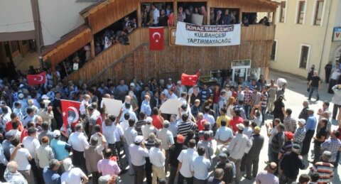 Köylüler ÇED toplantısını protesto etti