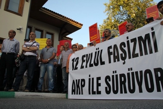 Bursa'da 12 Eylül protestosu