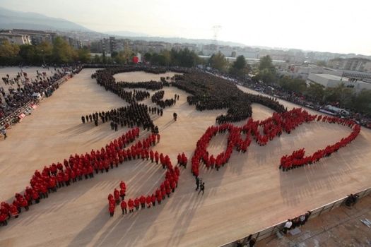 Nilüfer'de 'rekor' Cumhuriyet kutlaması