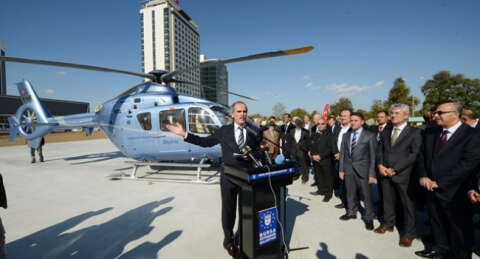 Bursa-İstanbul arası 'Helitaksi' ile 25 dakika