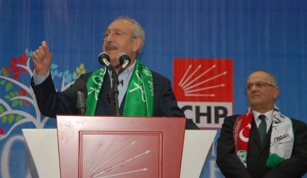 CHP aday tanıtımından kareler