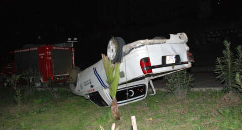 Orhaneli'de trafik kazası: 5 yaralı