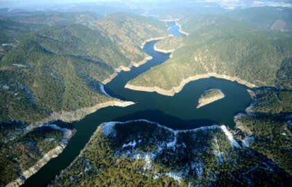 Havadan Bursa'nın su kaynakları